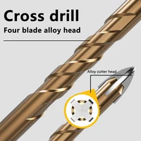 Peu de perceuse en alliage spécial de marbre concret en métal de ciment en verre Peu de perçage de tuile de 5-10mm 3