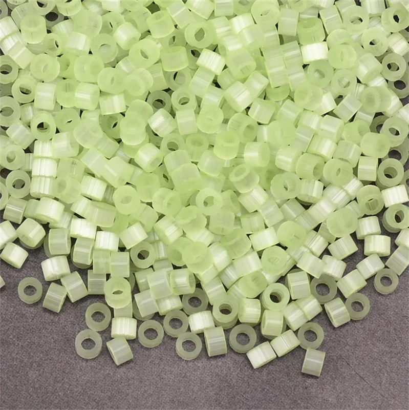 1000 Stück gebürstete Katzenaugen-Miniperlen, japanische Zylinderperlen für DIY-Schmuckherstellung, Stickerei-Zubehör – Detail 9