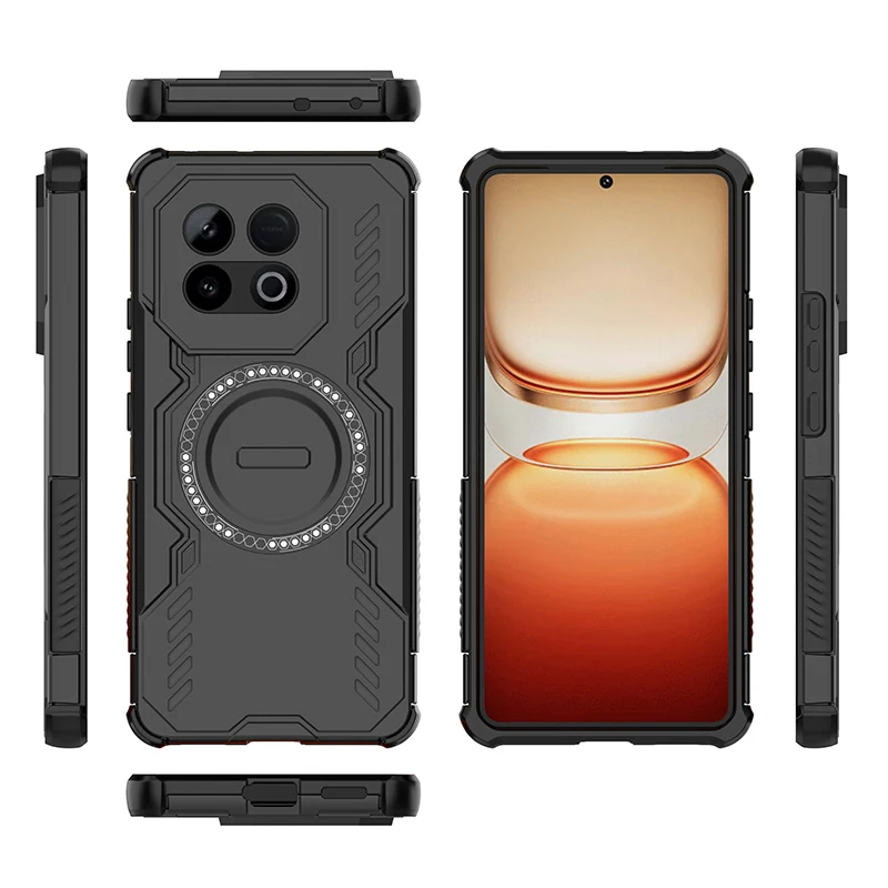 Magnetic Armor Case with Strong Magnet and Heat Dissipation