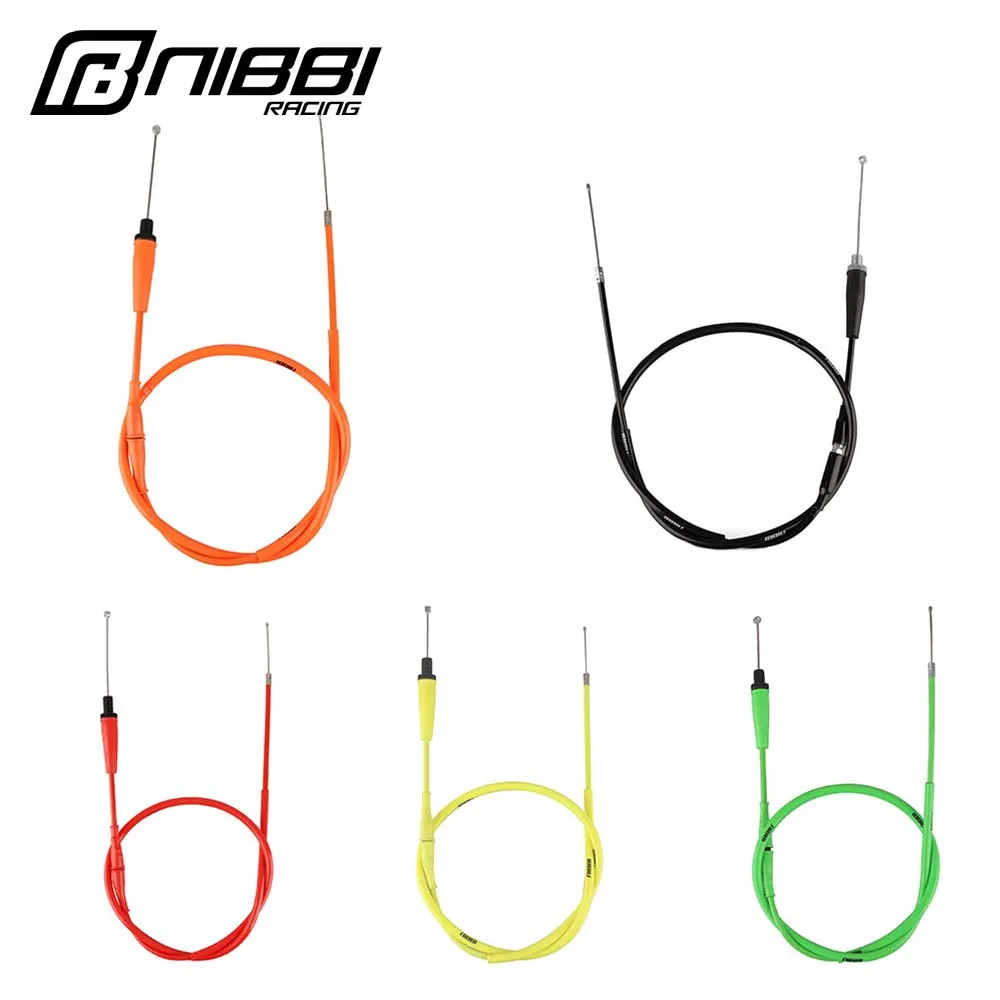 NIBBI Motorcycle Throttle Cable 117cm Clutch Line Cable Wire Atv