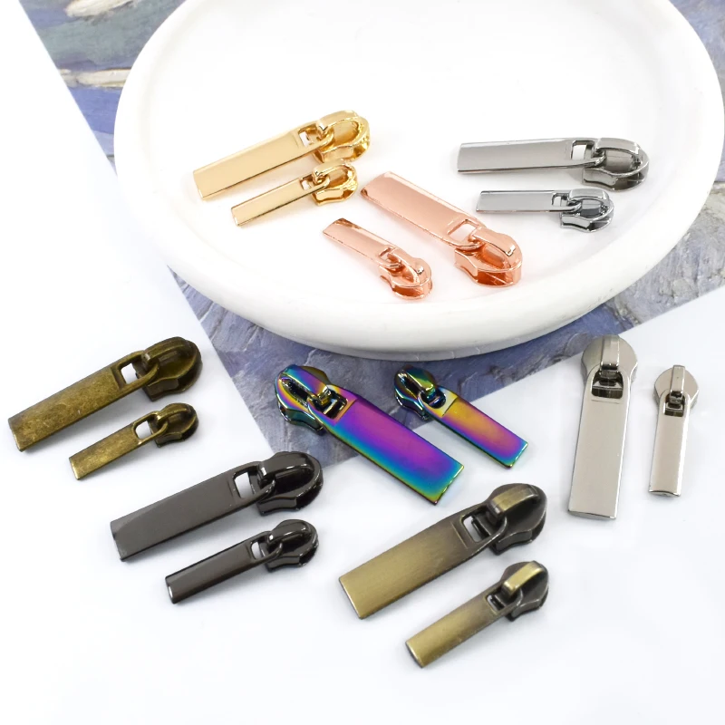 Assorted Zipper Slider Pack for Nylon Zippers - Repair and Sewing Accessories