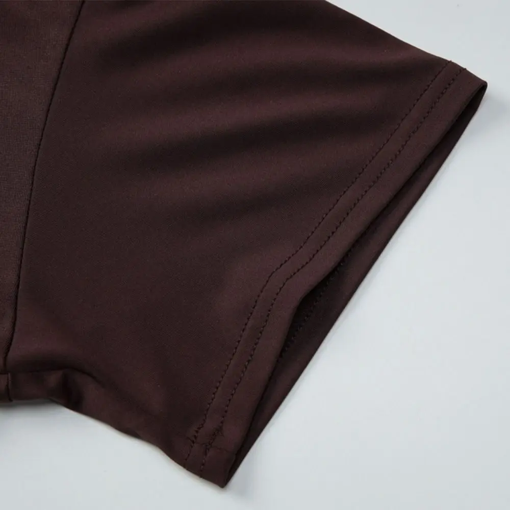 Schulterfreies Spitzen-Patchwork-Oberteil mit Spitzenbesatz, Taillenbetonung und Transparentem Stoff, Unregelmäßiger Schrägkragen – Detail 7