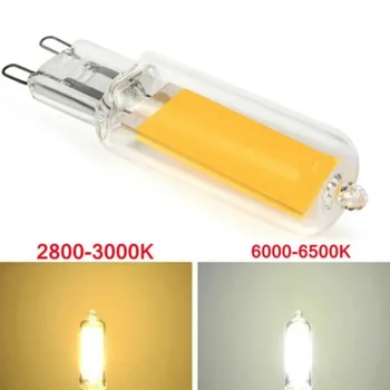 Super Bright G9 LED Light Bulb 7W 9W 12W15W AC 110V/220V Glass Lamp Constant Power Light LED Lighting G9 COB Bulbs Lighting