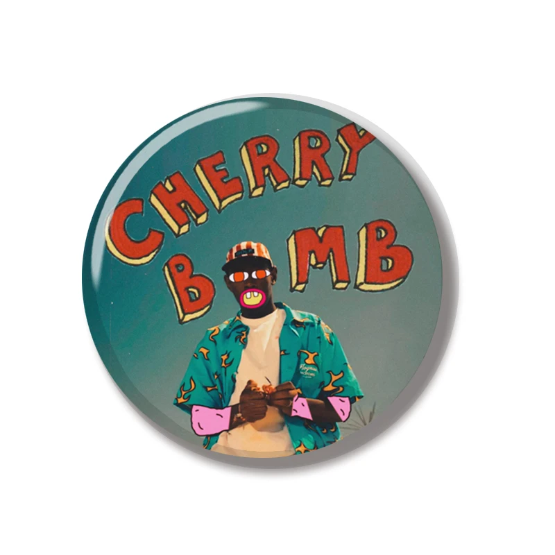 44MM Tyler Rapper Creator CherryBomb Album Cover Funny Pin Soft