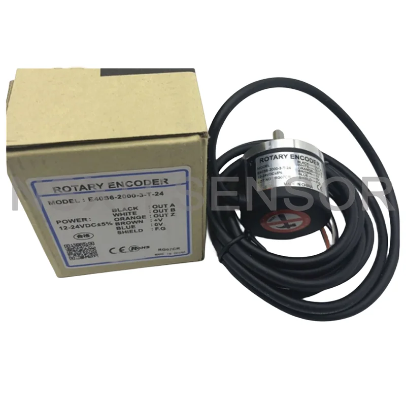 Codificador rotativo E40S6-2000-3-T-24, alta calidad, nuevo