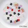 100PCS Hot Selling Ribbon Resin Bow 3D Mixed Outfit Beautiful Girl Nails DIY Accessories Nail Accessories Wholesale 5