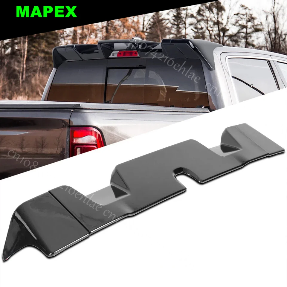 Tailgate Top Protector Molding Cap For Dodge Ram 1500 (2019-2024) – Rear Spoiler, Black Plastic (KARPAL)