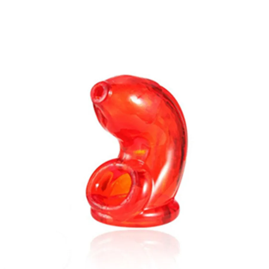 Soft Male Chastity cage Cock Sling 2 Ball Sling Stretcher Ball Stretcher Male Chastity Cage Delay Ejaculation Sex Toys for men