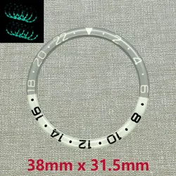 Blue Luminous Flat Resin Bezel Insert (09)