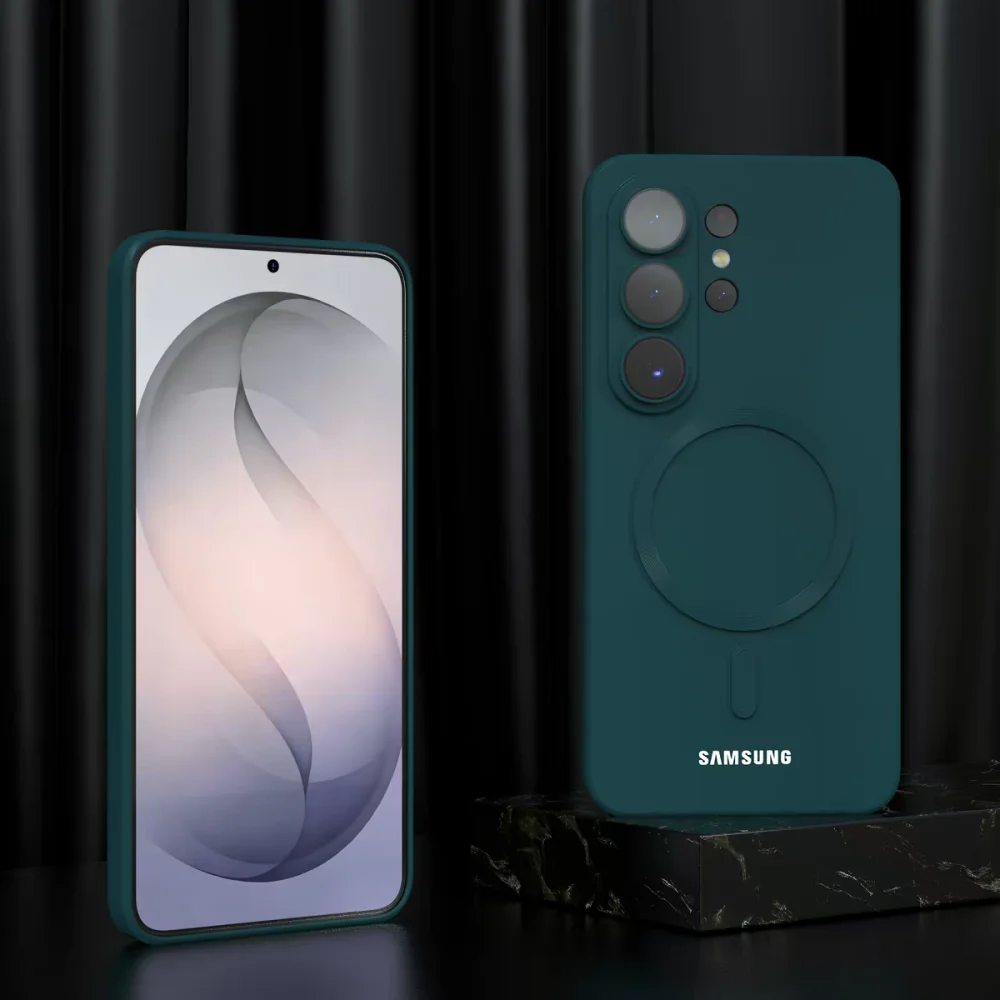 Magnetic Wireless Charging Soft Silicone Case - Enhanced Protection