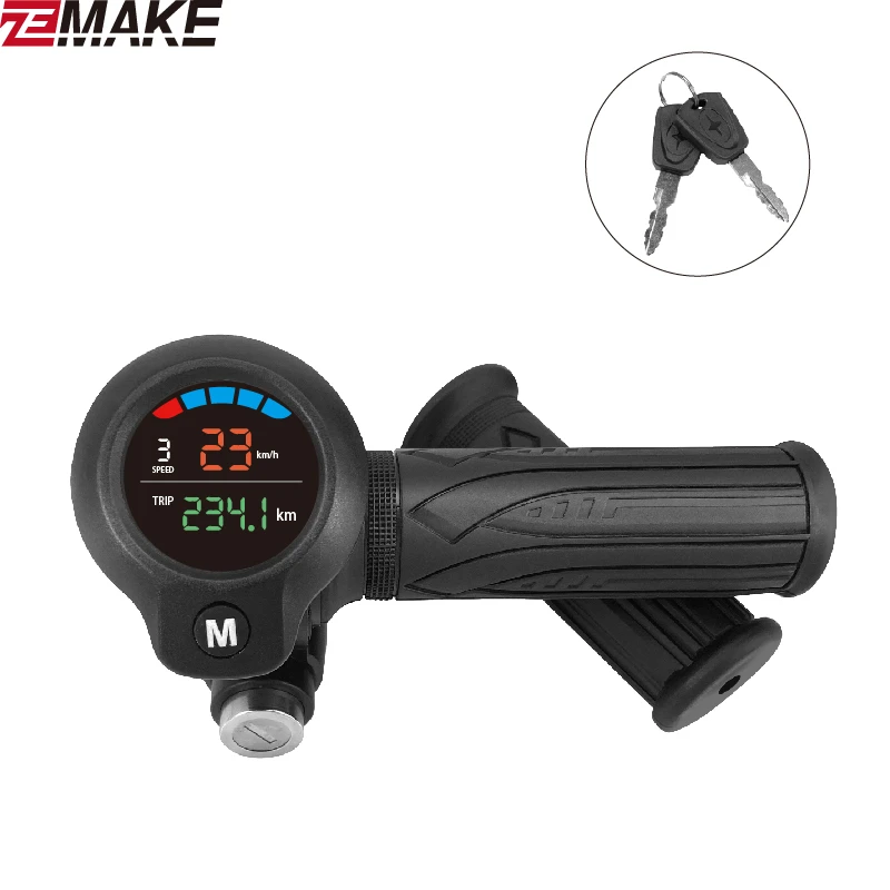 Zemake Display Acelerador Scooter Elétrico, Acelerador Ebike, Monitor