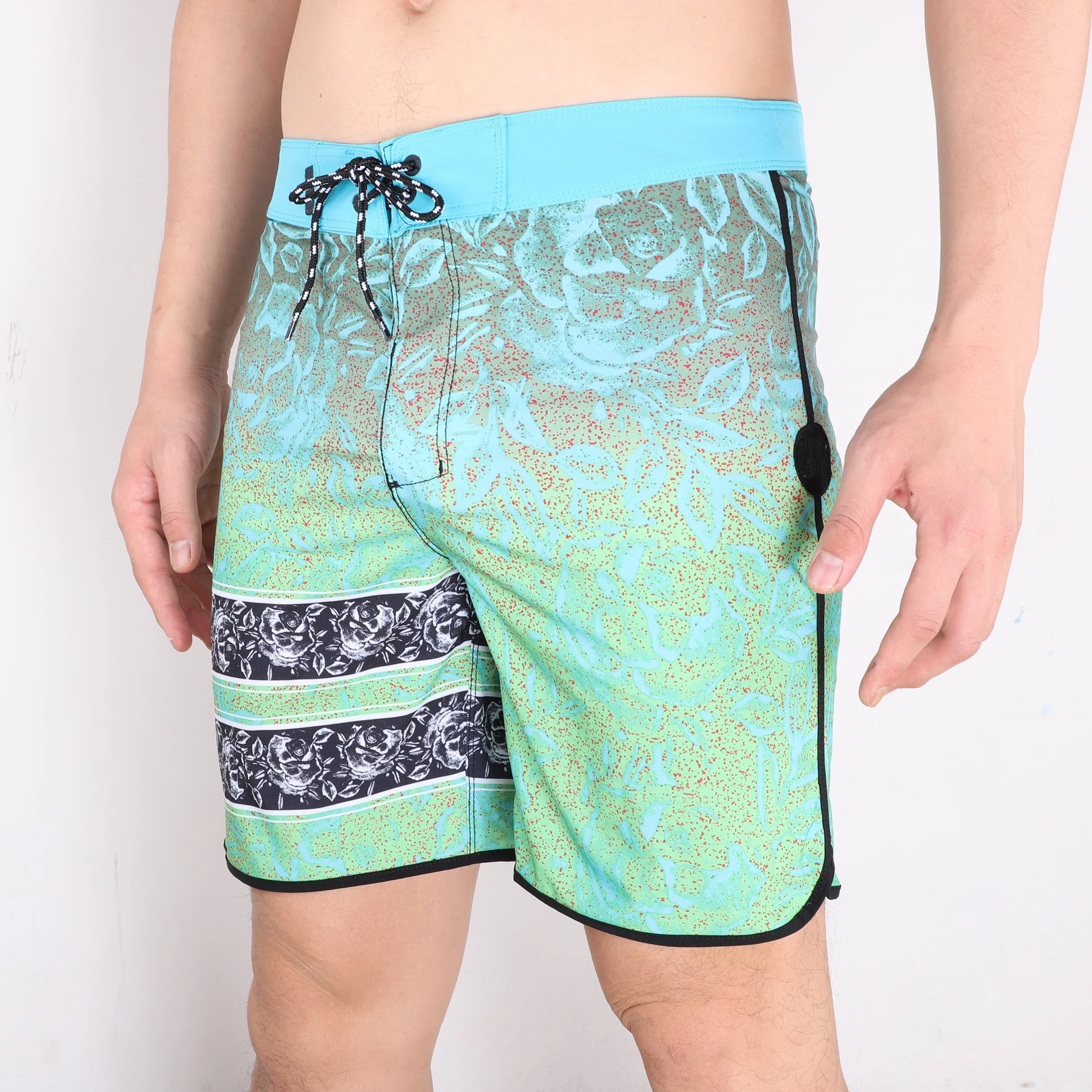 New Fashion Trend Brand Beach Shorts For Men Bermuda Shorts Waterproof Quick-drying Swimwear Casual Diving Surfing Boardshorts 2