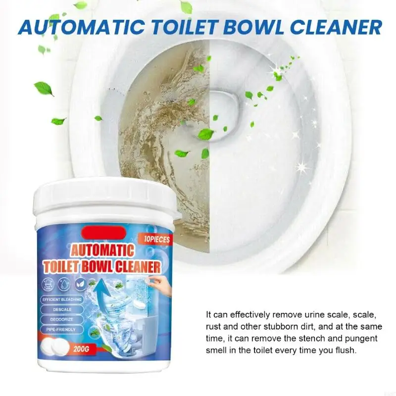 R58C Toilet Tanks Cleaning Compact Pills Gentle Formula Toilet Cleaning Supplies