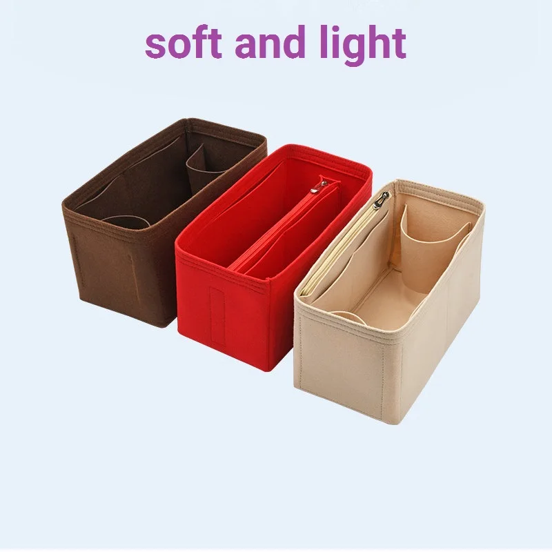 【Soft andLight】Bag Organizer Insert For Lv Neverfull GM MM PM Bucket Organiser Divider Shaper Protector Compartment Inner Lining