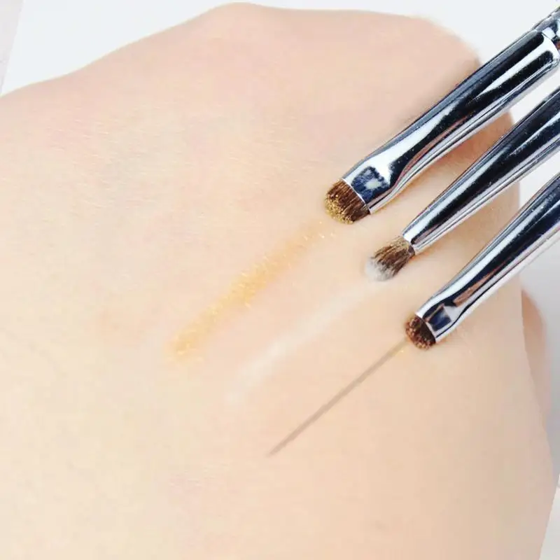 Small eyeshadow brush, ABS plastic handle, natural horse bristles, for detail blending smoky eye makeup, suitable all skin types