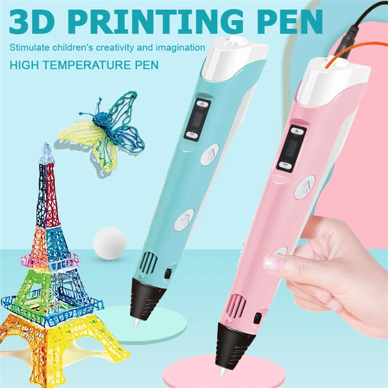 어린이용 3D 프린팅 펜 전자 장난감, DIY 드로잉, 창의적인 3D 아트 공예..
