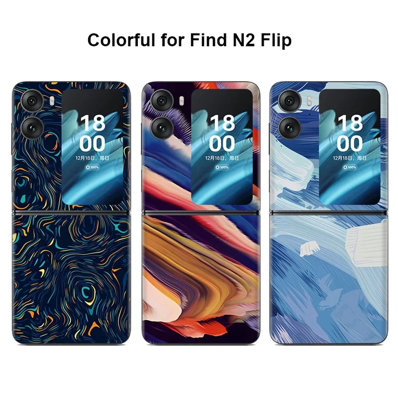 3M Colorful Dazzling Skin for OPPO Find N2 Flip Back Screen