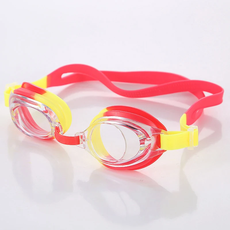 Colorful Swim Goggles Adjustable Children Kids Waterproof Silicone Anti Fog UV Shield Swimming Glasses Eyewear