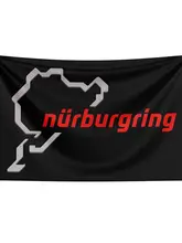  90x150cm Nurburgrings Flag Polyester Printed Racing Car Banner For Decor 