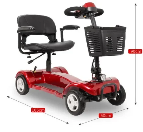 Dragonfly(X-01 ) 250W motor Electric Scooter Disabled Handicapped Folding Mobility Scooter