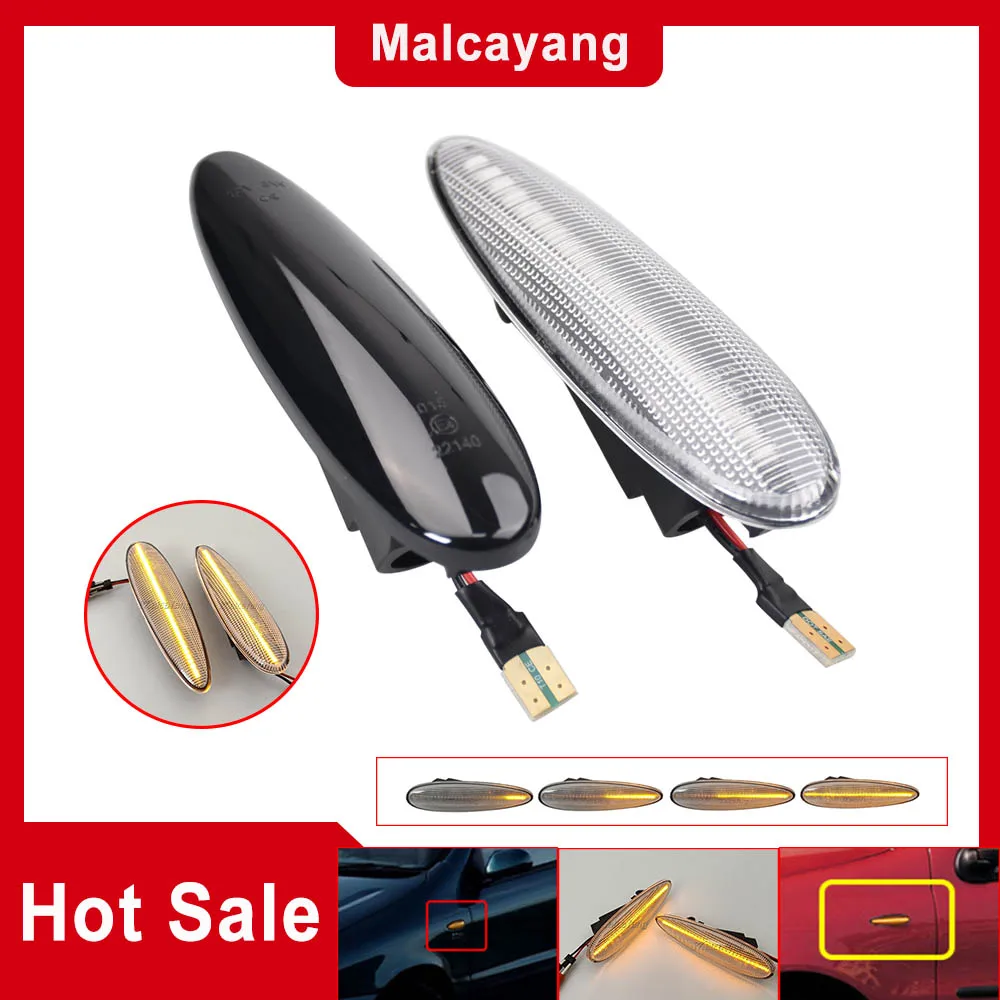 

Дымчатый динамический Canbus светодиодный боковой маркер для Fiat Bravo Palio Marea Croma II Strada Albea мерцание поворотники брызговики