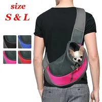 1 PCs Pet Bag Cat Dog Travel Portable Cross-body Shoulder Bag Breathable Mesh Pet Backpack 2