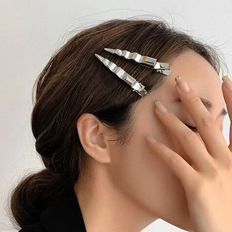 AOMU New Punk Cross Skull Jesus Make Old Metal Hair Grip Hair Claw Accessories For Women Girl Clip Party Gifts