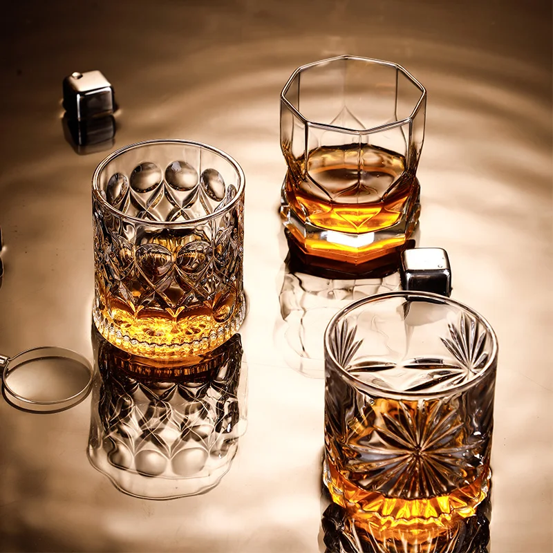 Whiskey Glasses Engraved Classical Scotch