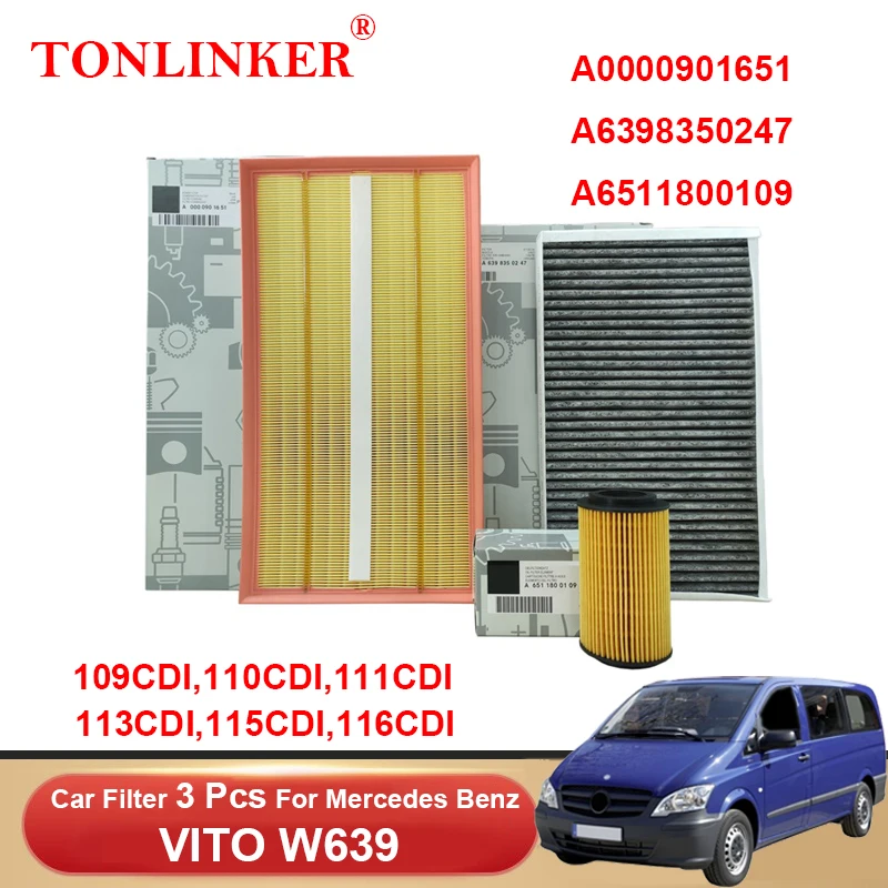 Filterset Filterkit Für MERCEDES VIANO VITO MIXTO W639