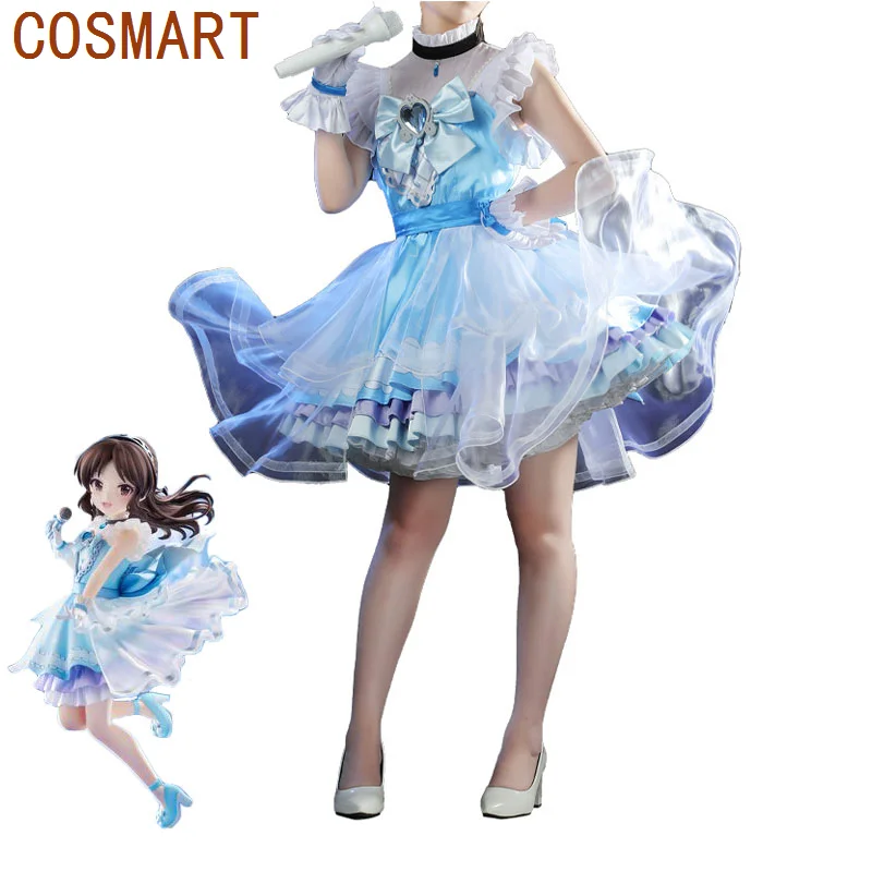 

COSMART Tachibana Arisu Cosplay Costume Women Cute Dancing Dress Halloween Cute Uniforms Anime Clothing White Lolita Custom Made