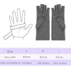 1 Pair Arthritis Compression Gloves Half Finger Therapy Gloves Wrist Support Joint Pain Relief Hand Brace Women Men Wristband 6
