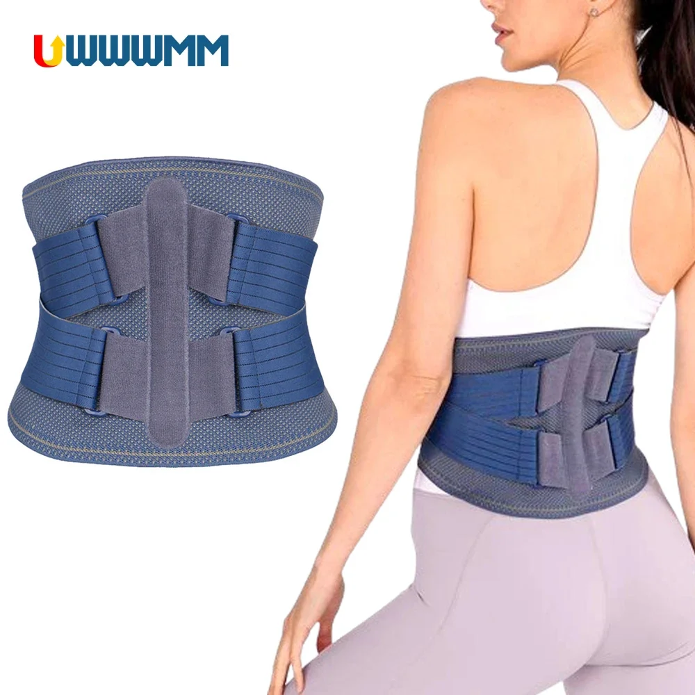 Adjustable Lower Back Brace Waist Support Women Men Scoliosis Back Support Pain Relief Sciatica Lumbar Brace Lifting Work