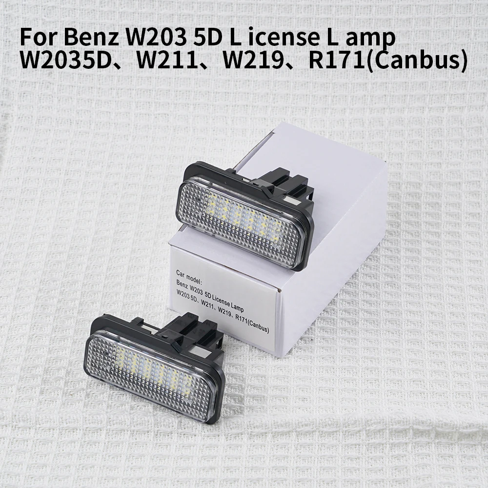 2xErrorFreeLedNumberLicensePlateLightCarTailLampsFor