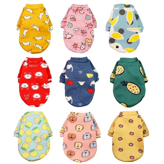 Small Dog Hoodie Coat Winter Warm Pet Clothes for Bulldog Chihuahua Shih Tzu Sweatshirt Puppy Cat Pullover Dogs 5