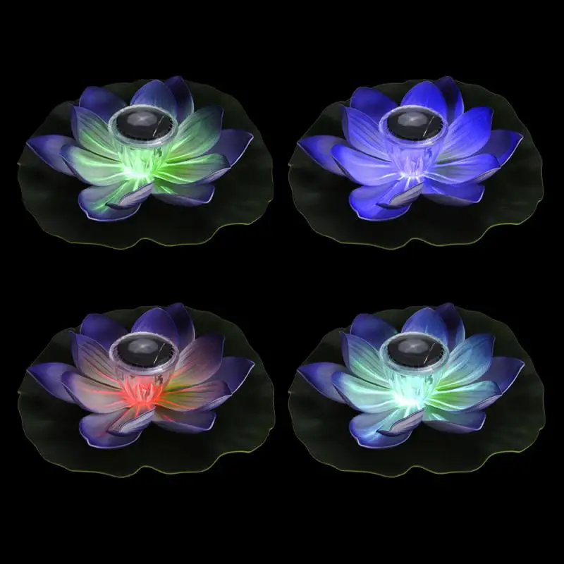 

Солнечная подвижная фотография, разноцветная фотография, RGB водонепроницаемая внешняя подвижная лампа для украшения садового бассейна