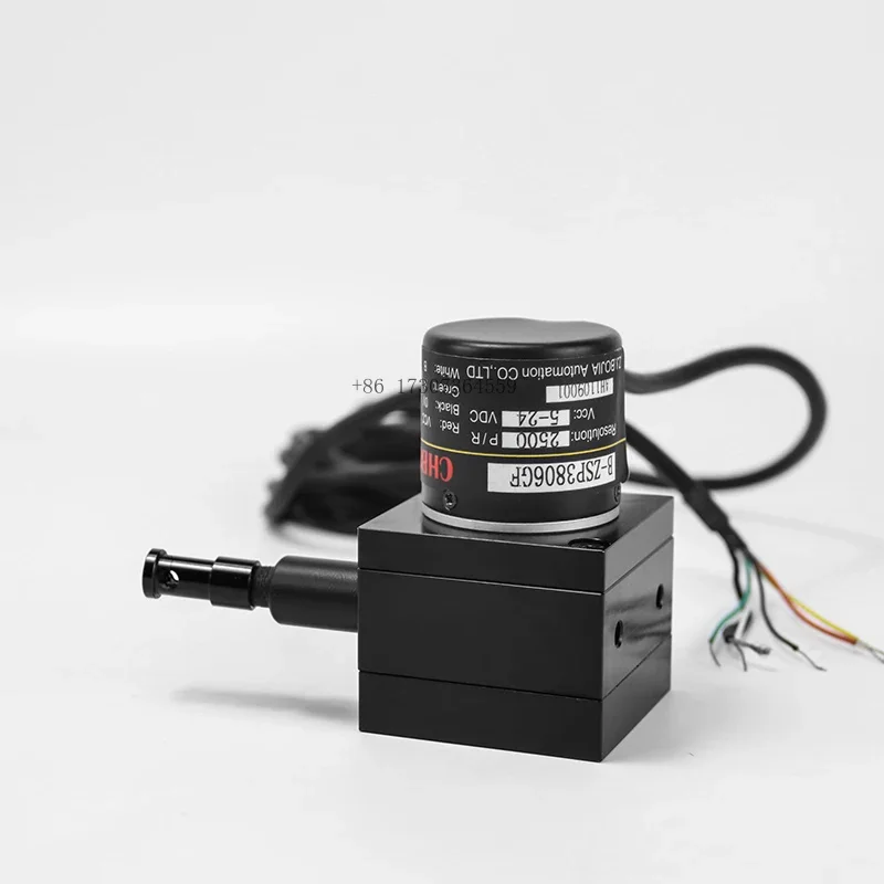 1000mm to 5000mm Range DrawWire Displacement Sensor Linear Rope E6B2 ...