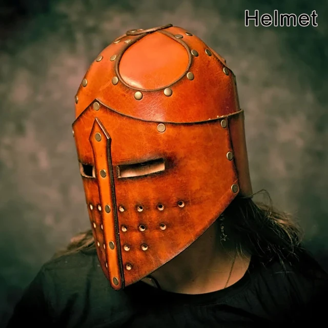 Casco romano de Guerrero para Cosplay, casco de gladiador Medieval,  accesorio para disfraz - AliExpress