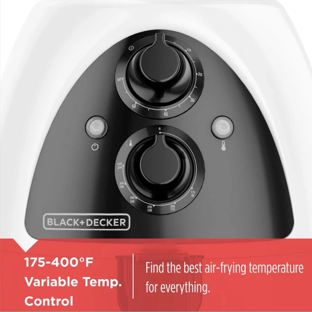 Black+decker Purifry 2-Liter Air Fryer White HF100WD