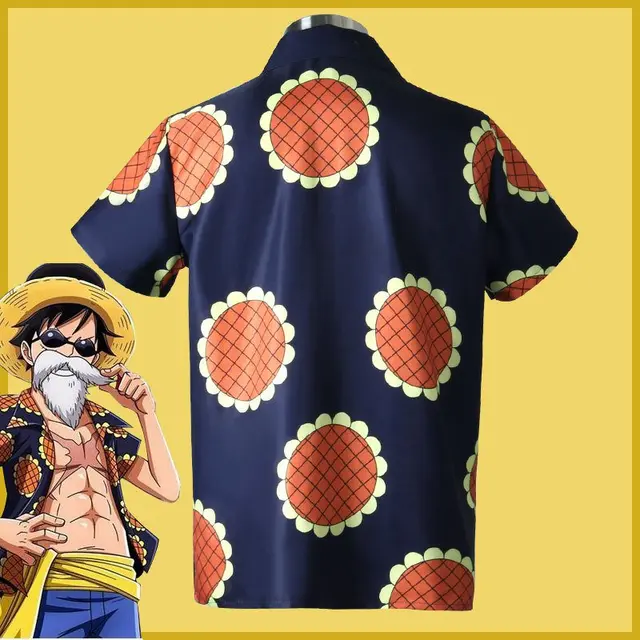 Anime Um Pedaço Macaco D Luffy Cosplay Trajes Camisa De Girassol Top Top  Halloween Roupas De $121,42