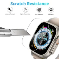 Film de protection d'écran en verre pour Apple Watch Ultra 3 2 49mm 11 10 46/42mm, Film Hydrogel iWatch 9 8 7 6 5 SE 45mm 41mm 44mm 40mm 3