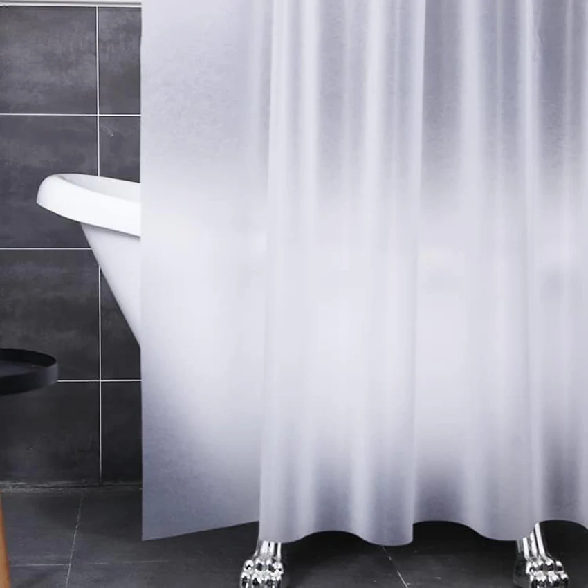 Water Cube Shower Curtain Transparent Waterproof 3D EVA Bath Curtains Liner for Bathroom Bathtub Bathing Cover with Hooks shower curtains