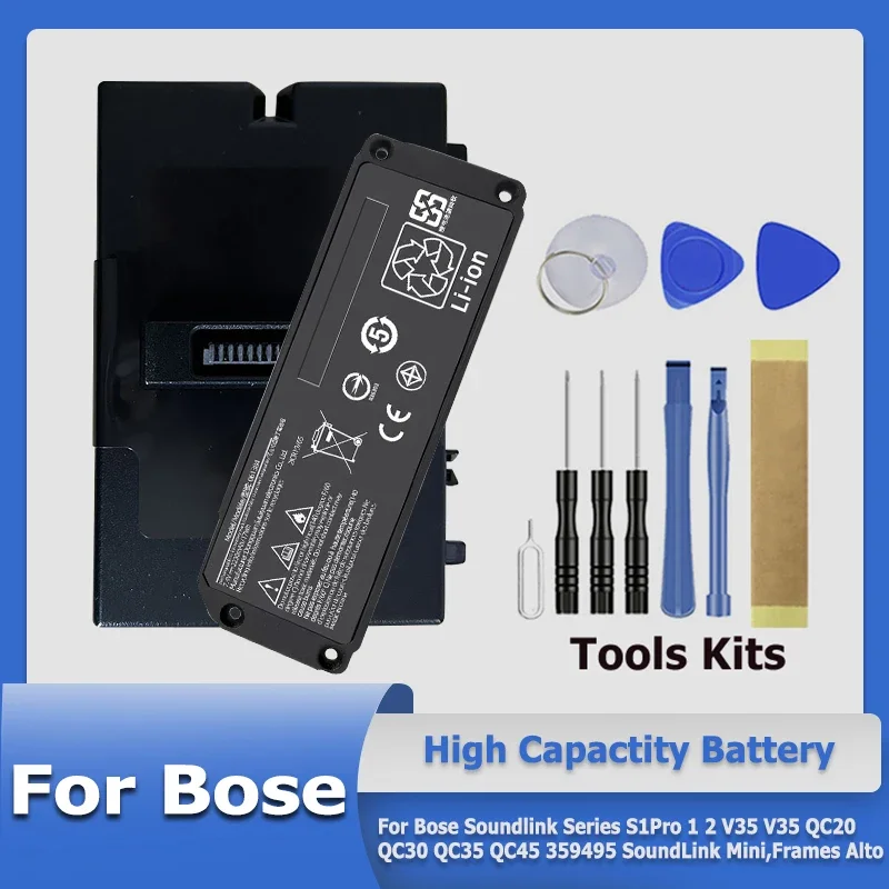 502035 359498 789175 Batteria Per Bose Soundlink Series S1Pro 1 2 V35 V35 Qc20 Qc30 Qc35 Qc45 359495 Soundlink Mini,Frames Alto