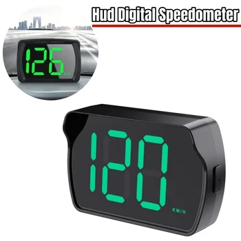 HUD per auto universale Head Up Display GPS Hud Tachimetro digitale Misuratore di velocità a caratteri grandi KMH per tutte le parti di automobili Plug and Play dei camion