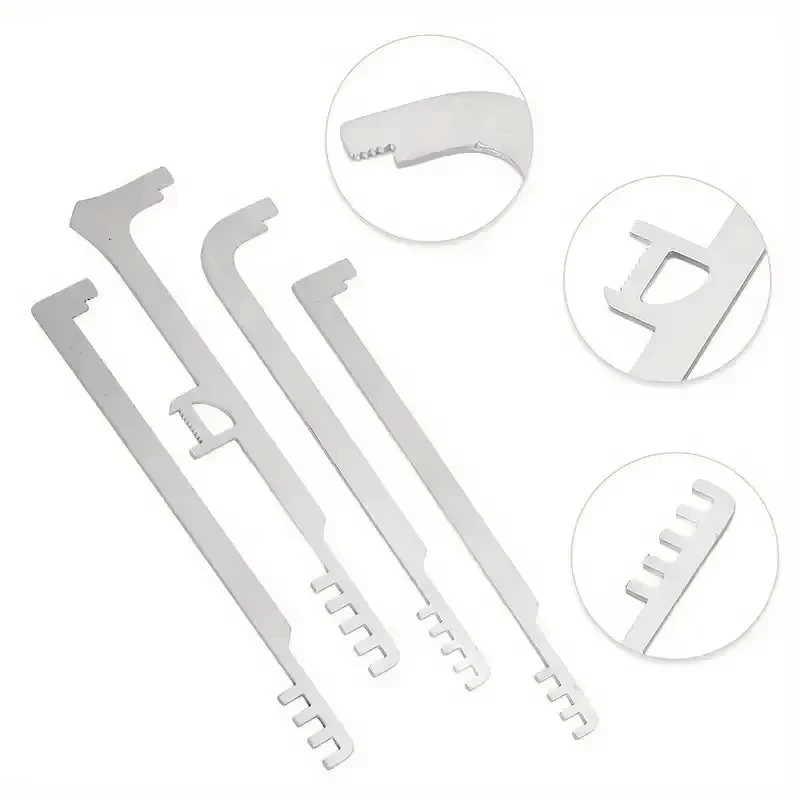 Multitool Door Repair Comb Bypass Locksmith EDC Kit Picklocks Lockpicks Set For Cars Electro Tool
