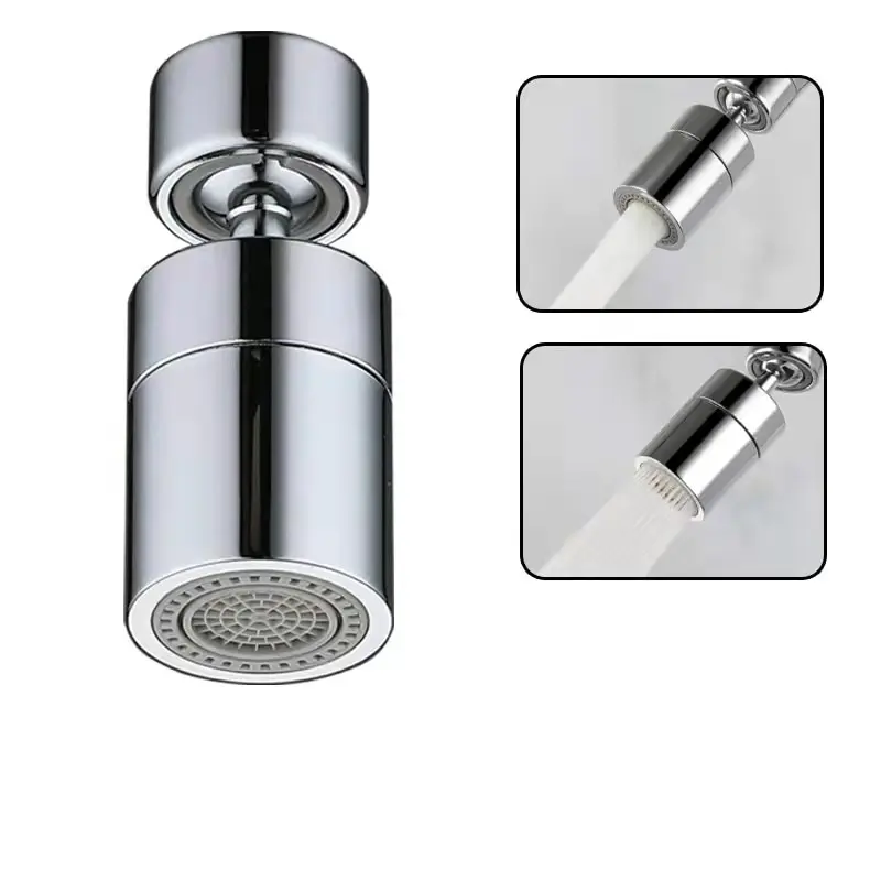 Kitchen Bathroom Pressurized Extension Foaming Faucet 720 Degrees Rotating Dishwashing Wash Face Rinsing Splash Proof Head 3