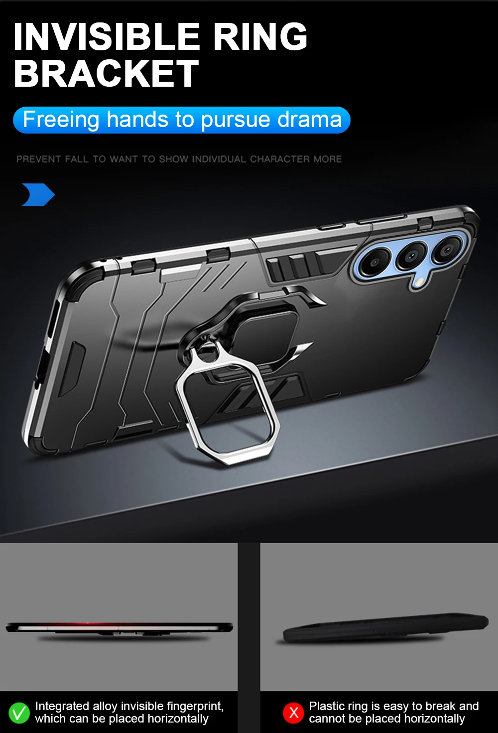 Magnetic Phone Case With Lens Protection For Samsung Galaxy A15 A05_voghion.com