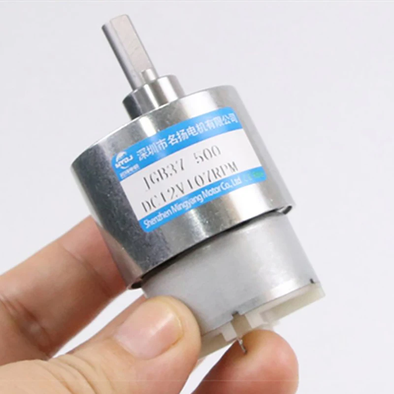 Jgb37-500 12V 24V 37Mm Dc Gear Motoriduttore In Metallo Velocità Regolabile Can Cw Ccw Motore Elettrico