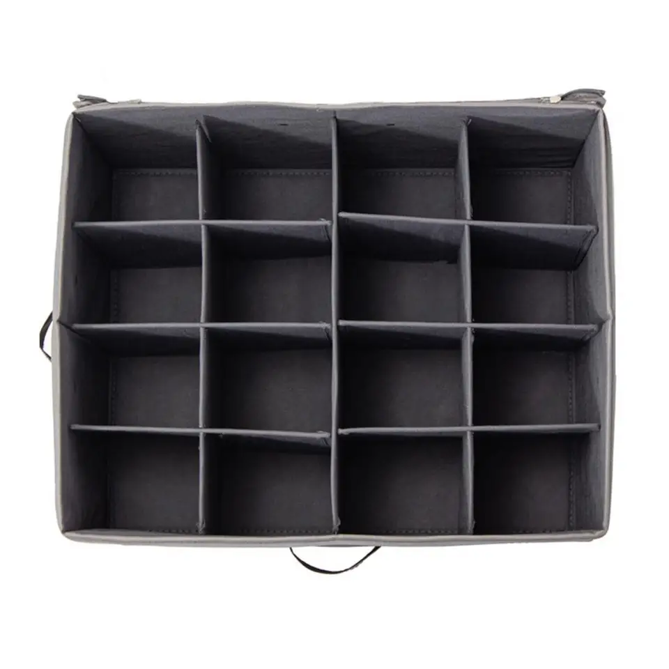 Organizer Scarpe per Armadio, Adatto a 16 Paia, Contenitori Pieghevole