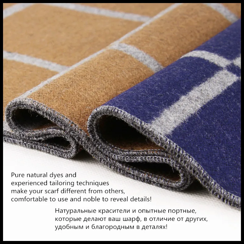 head scarves for men 36%Cashmere+43%Wool High-quality Men's Scarf Keep-warm Romantic-scarves Winter Business Casual Fashion Noble Soft Breathable man scarf