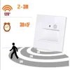 PIR Motion Detector Sensor Stair Light Step Lamp Recessed 1.5w Led Wall Sconce Stairway Corridor Foyer Induction Night Footlight 5
